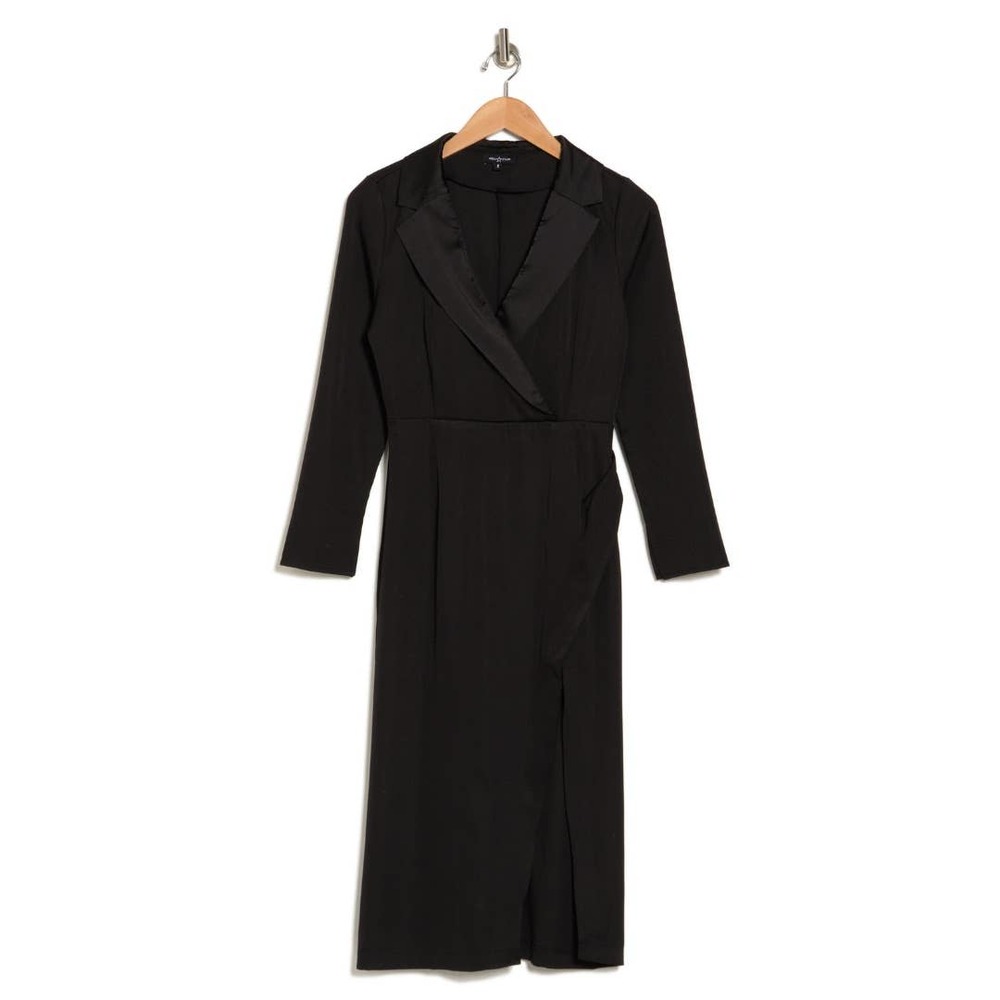 Area Stars | Notched Lapel Long Sleeve Dress | Size XS